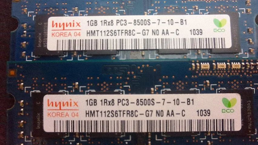 Memoria Ram DDR3 Kit com dois pentes de 1GB - Foto 2