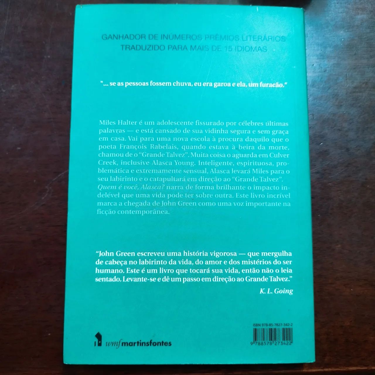 Livro Quem é voce, Alaska? De John Green - Foto 2