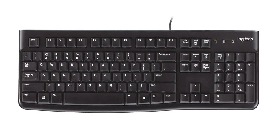 Lote com 04 Teclados Logitech K120 USB com fio