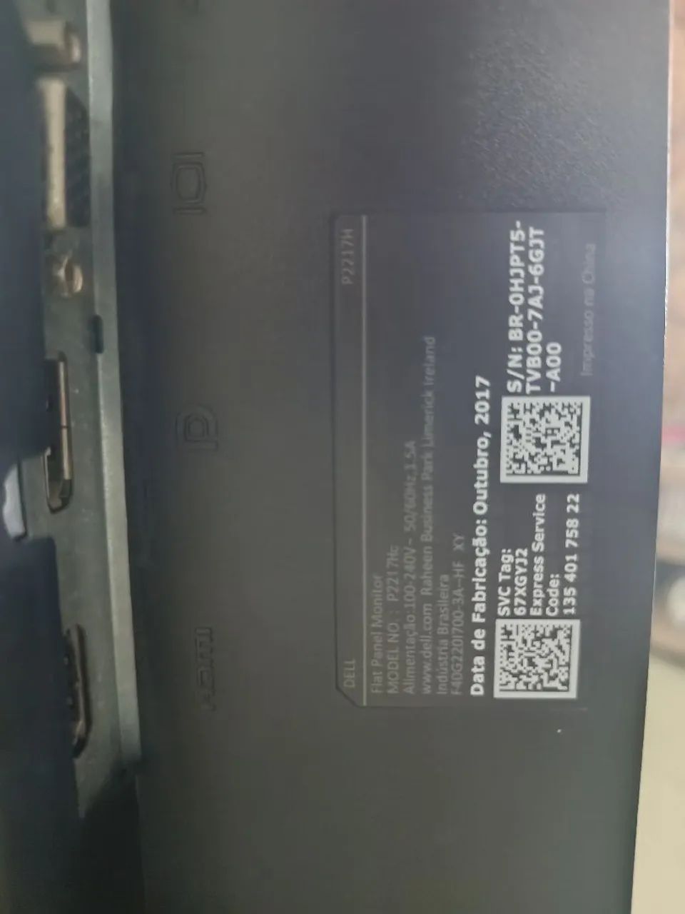 Monitor Dell Professional P2217H 21.5" Polegadas com Entrada HDMI - Perfeito Estado - Foto 3