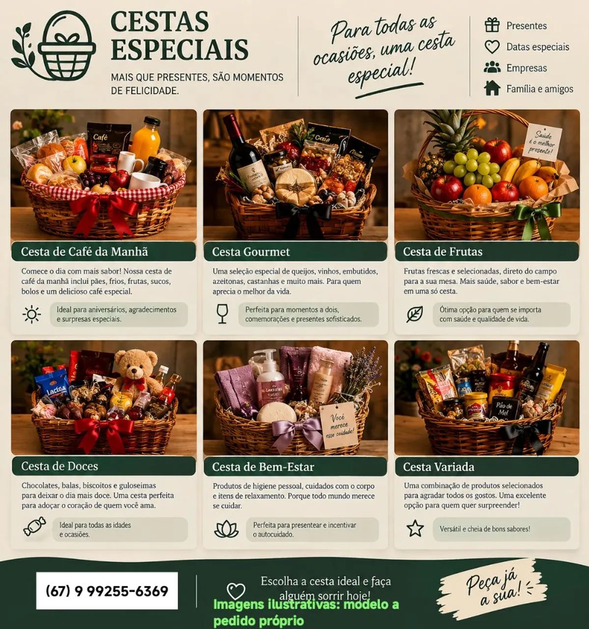 Cestas (Todos os tipos)