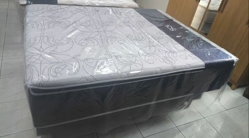 Conjunto Box de Casal Neptuno 1,38x1,88x75cm - SOL - Foto 4