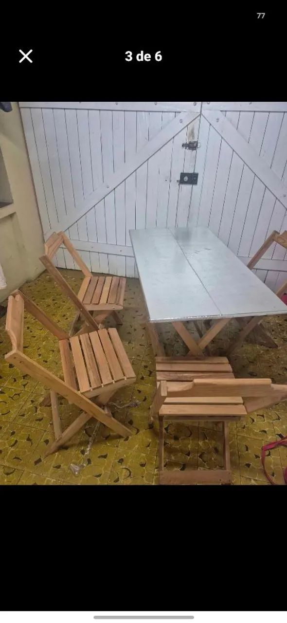 Jogo de mesa quintal  - Foto 3