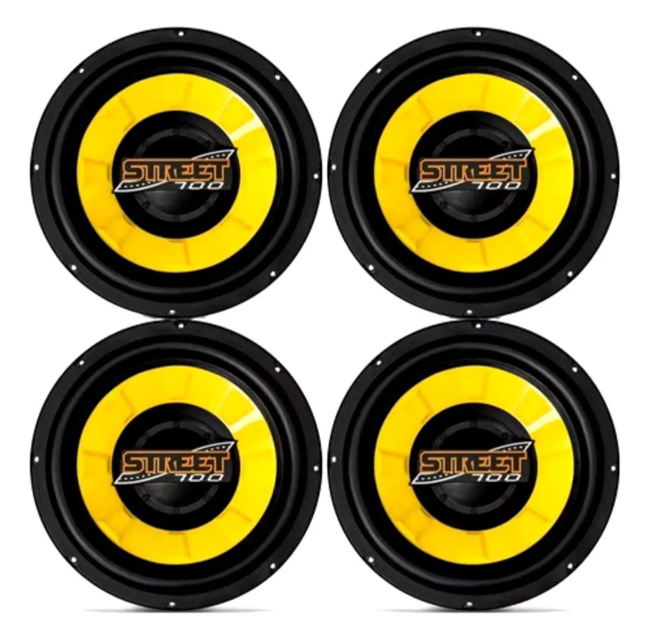 Kit 4 Alto falante street 700 12 polegadas 