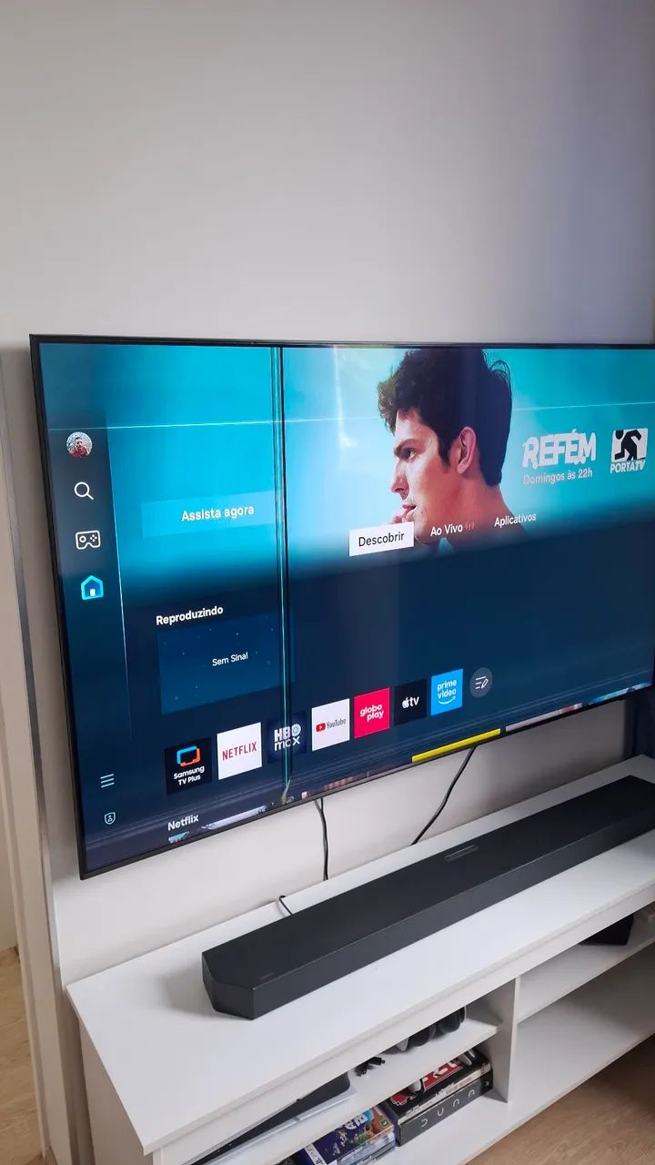 TV com defeito. Modelo Q65B