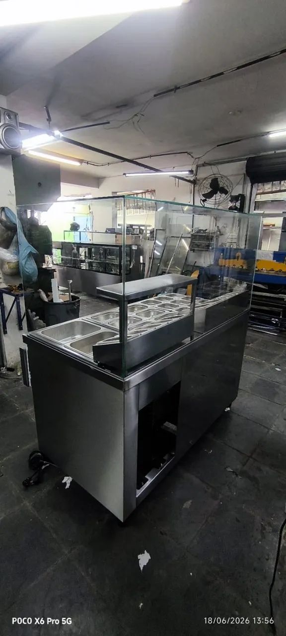 estação de preparo de massas