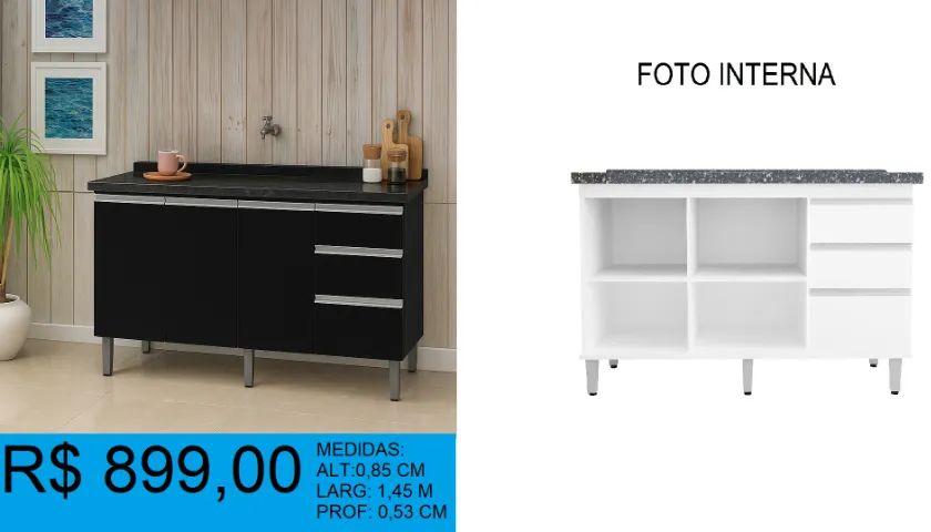 Gabinete - completo - compre hoje e receba em até 72 horas - Foto 2