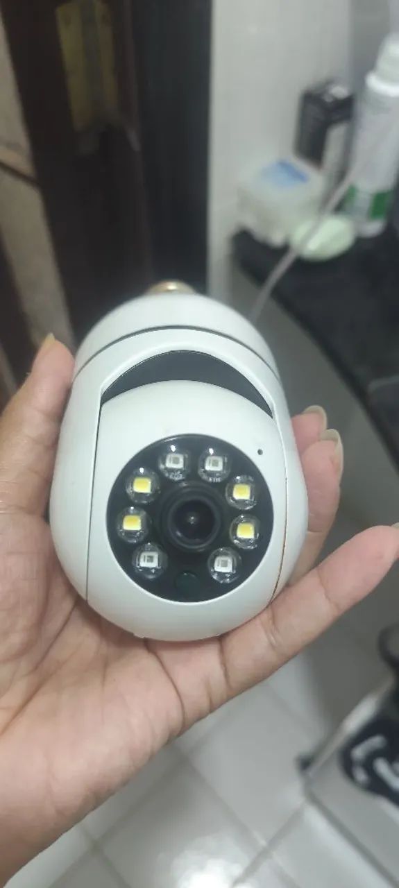 Câmera lâmpada  de segurança 