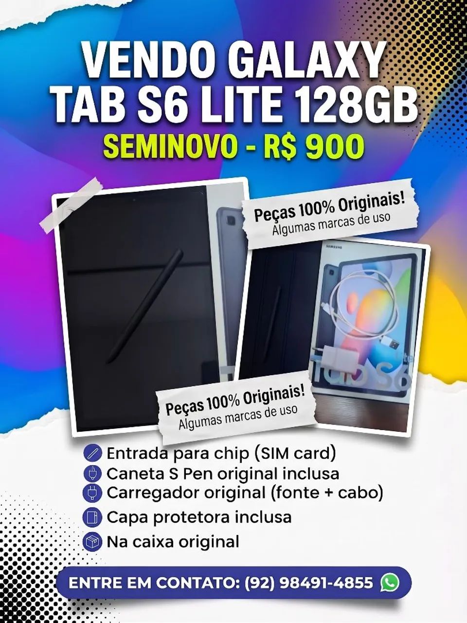 Tablet s6 lite 