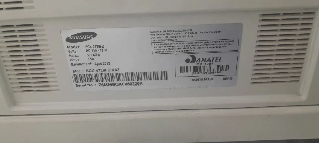 impressora multifuncional a laser samsung SCX 4729 FD - Foto 2