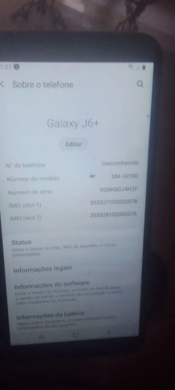 Samsung J6+ funcionando  sem trnco - Foto 4