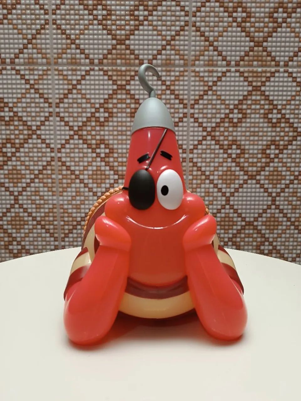 Balde de Pipoca Patrick Original com LED Filme Bob Esponja: Em Busca da Calça Quadrada - Foto 2
