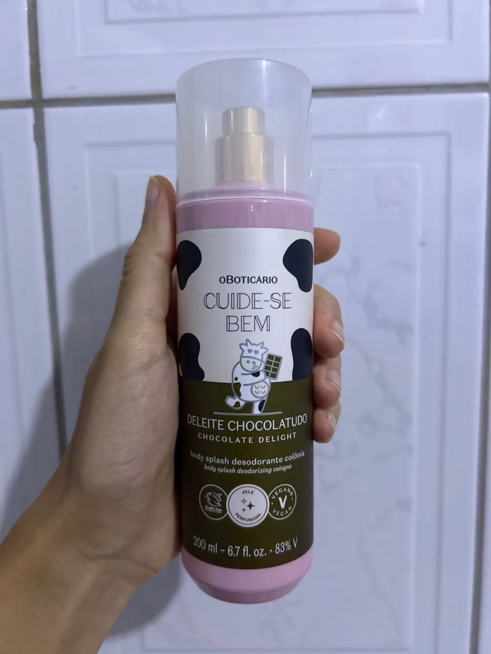 Body splash Deleite Chocolatudo