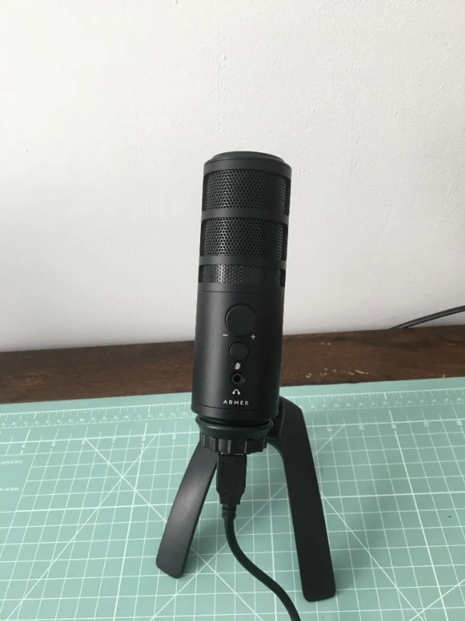 Microfone USB Armer com Suporte de Mesa ? Funcionando Perfeitamente - Foto 2