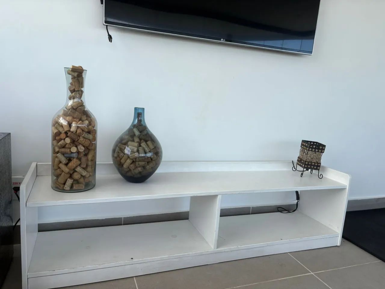 Rack/banco versátil branco 