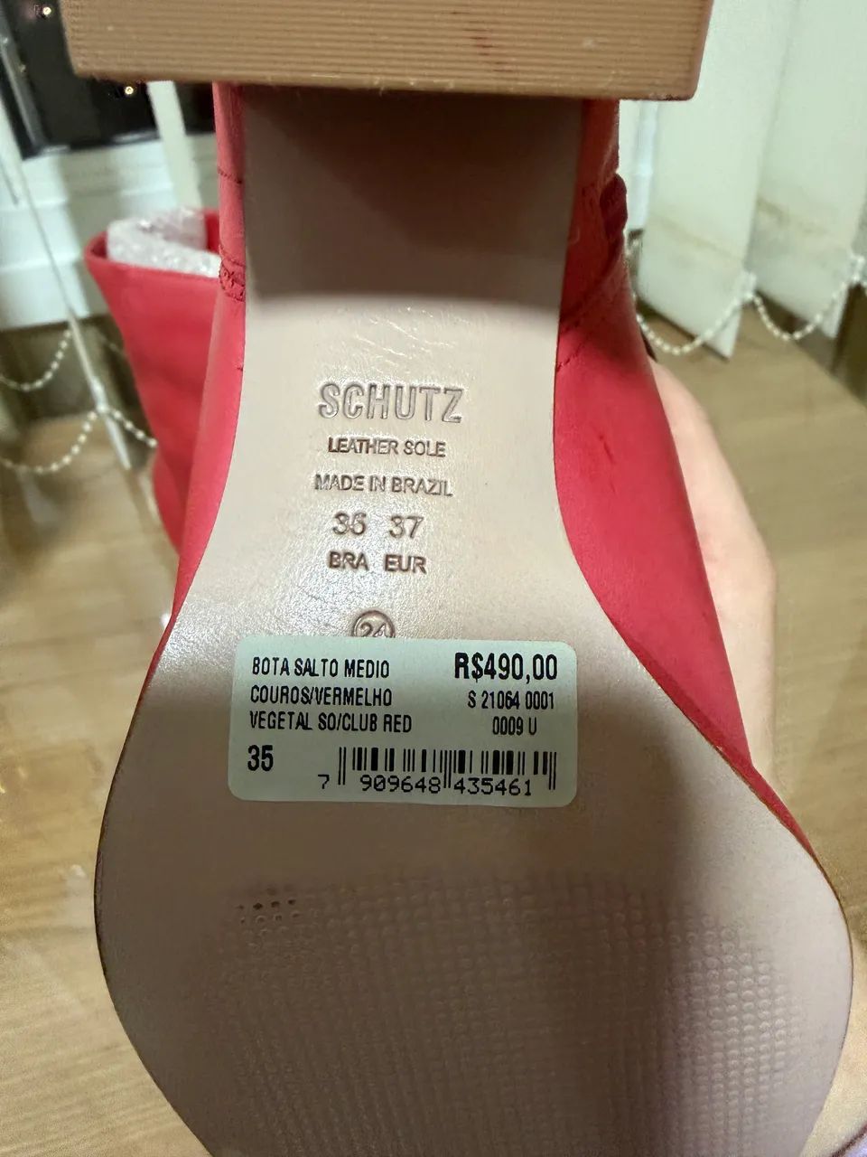 Bota Schutz Salto Bloco couro legítimo NOVA - Foto 3