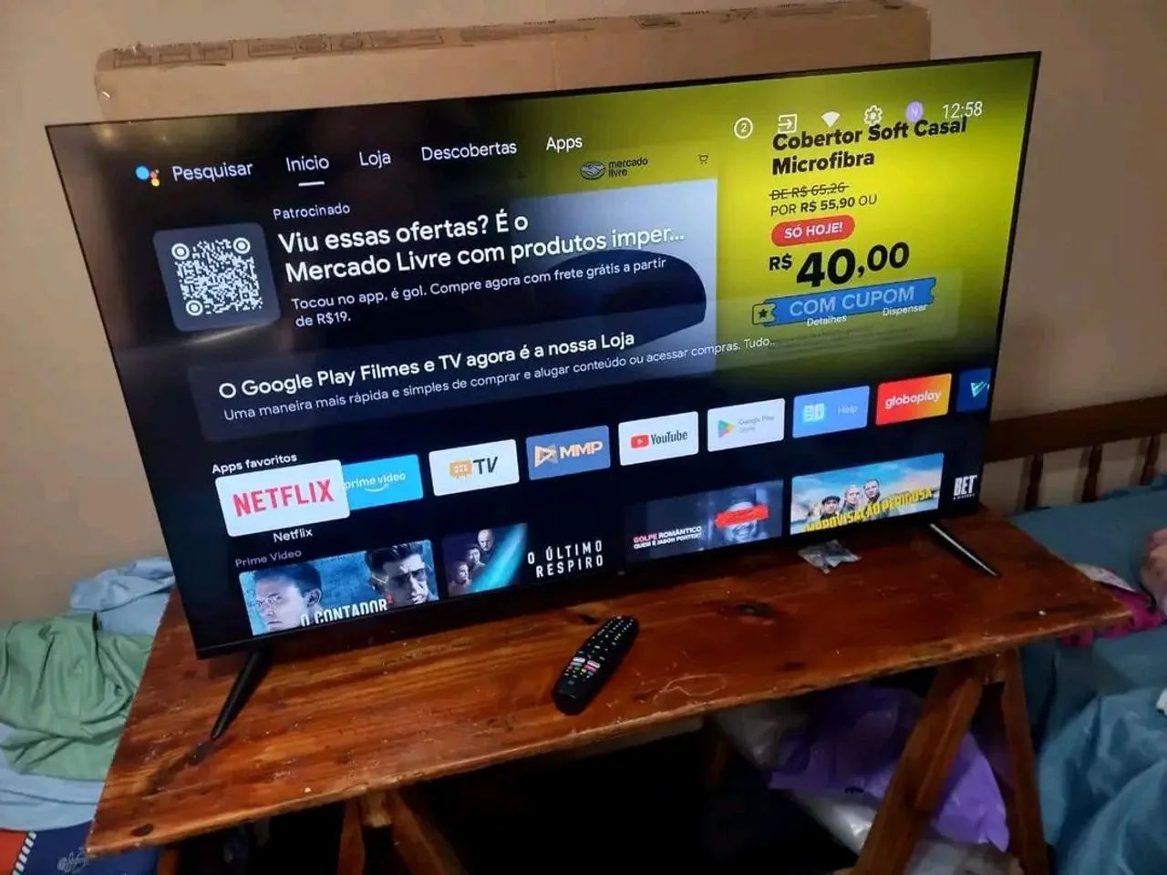 Linda SMARTV 50 comando de voz 4k semi novíssima  - Foto 2