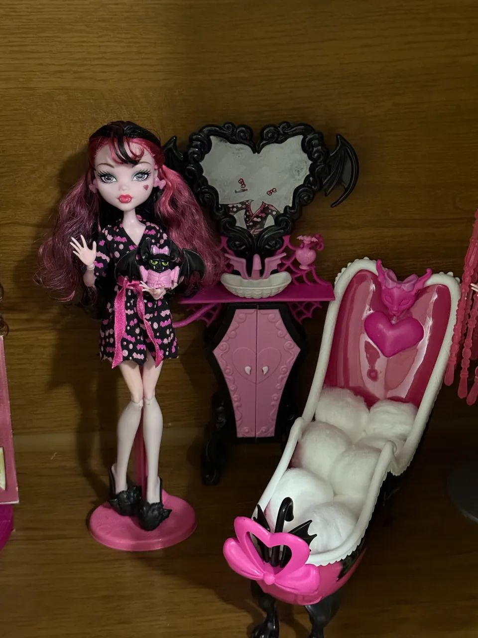 Draculaura g1 monster high Cleo de Nile lagoona câmera de hidratação  - Foto 3