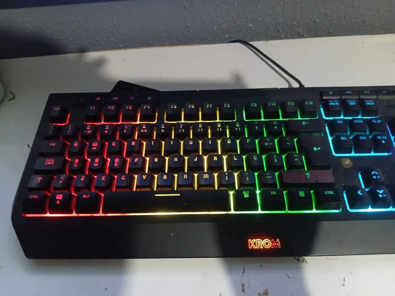 Teclado com Led USB sem caixa novooo