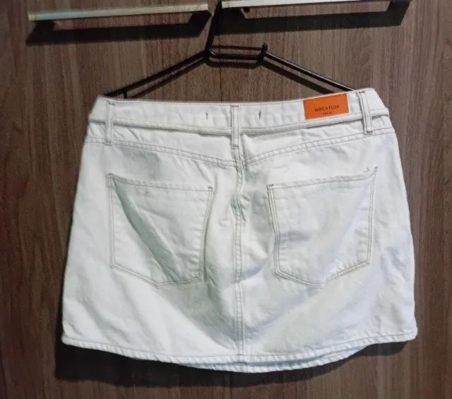 Saía jeans moça flor  - Foto 3