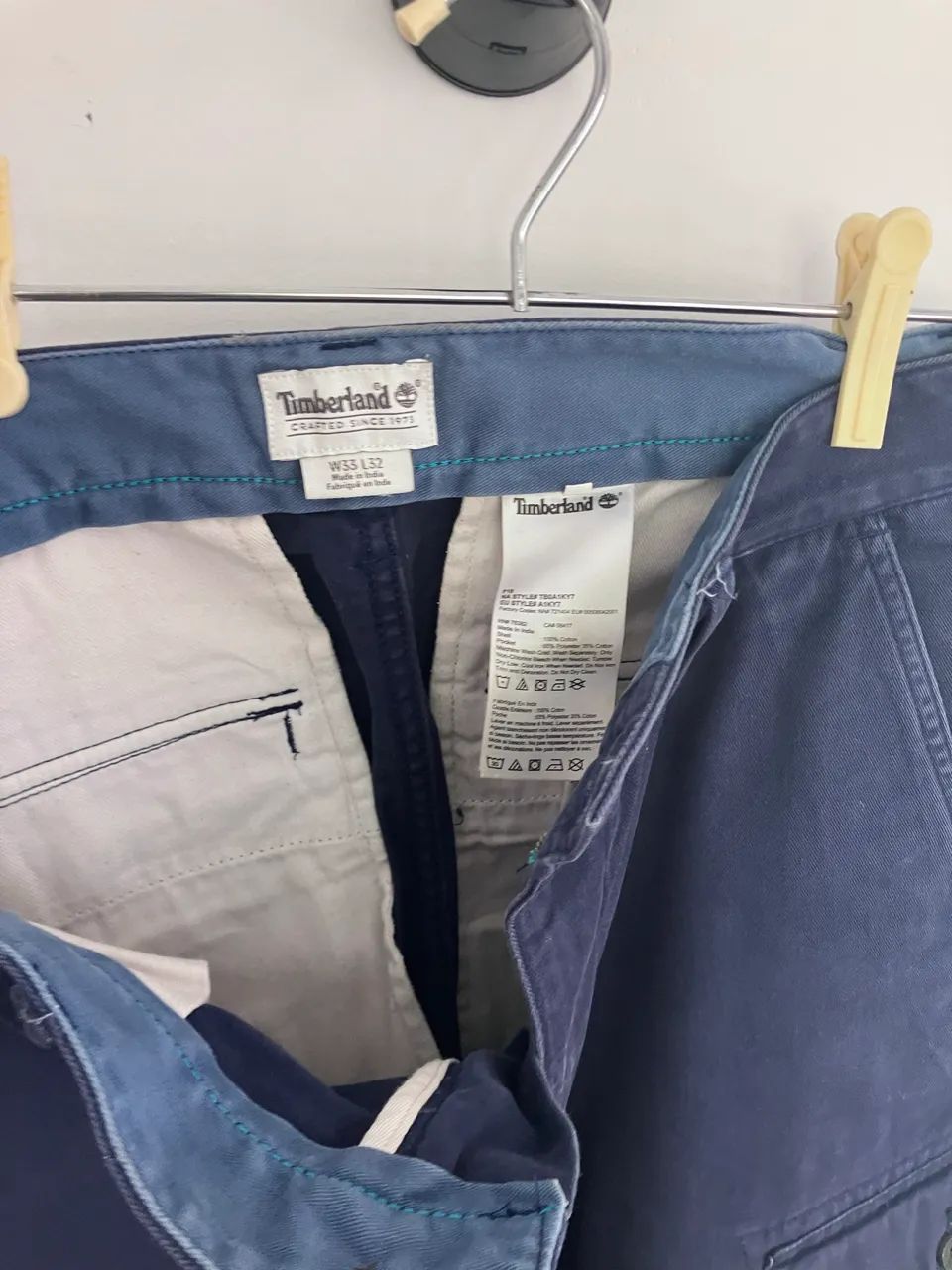 Calça Chino Richards Original - Bege Sand - Masculina - Foto 4