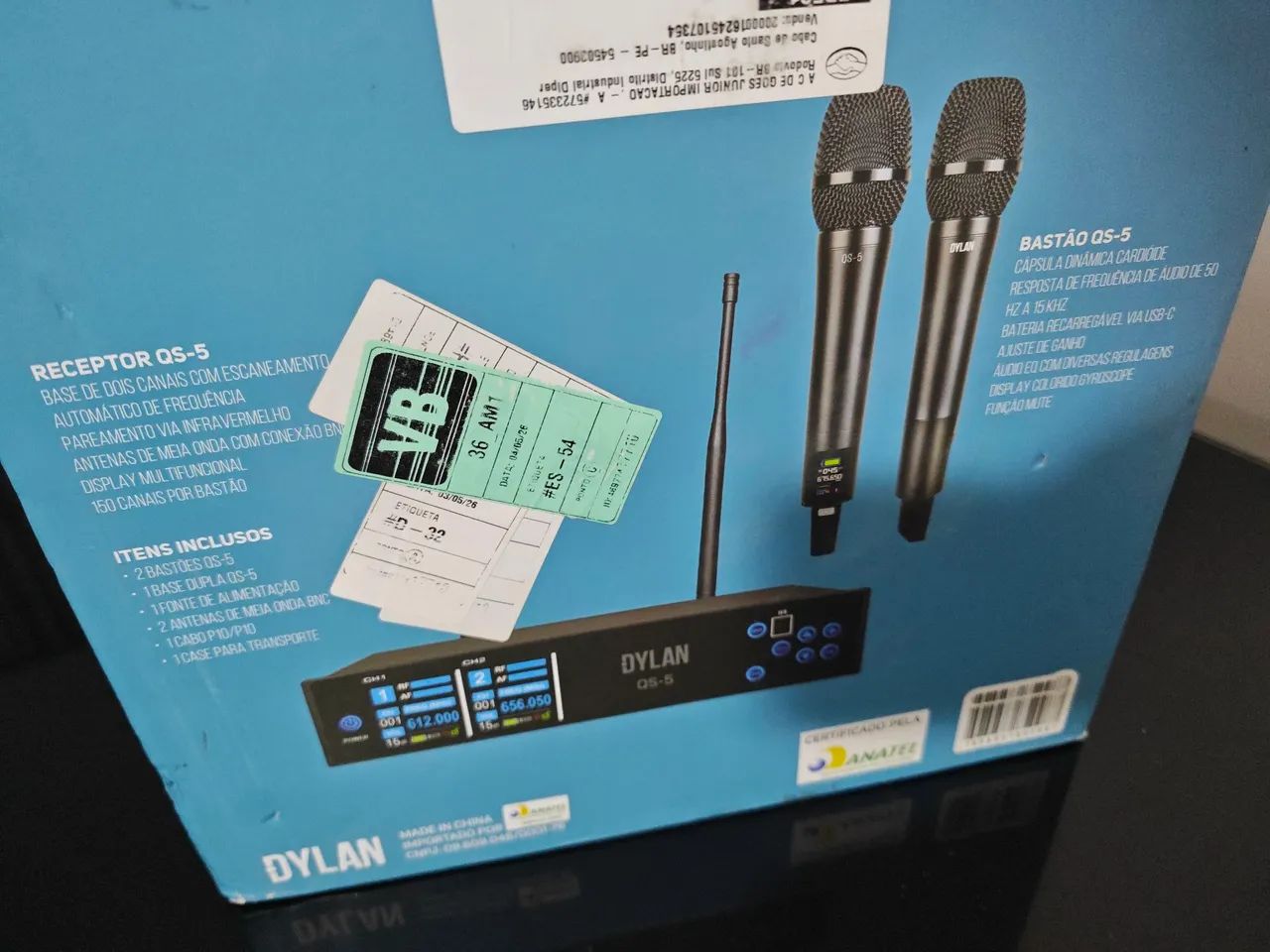 Microfone sem fio Dylan QS 5 - Foto 2