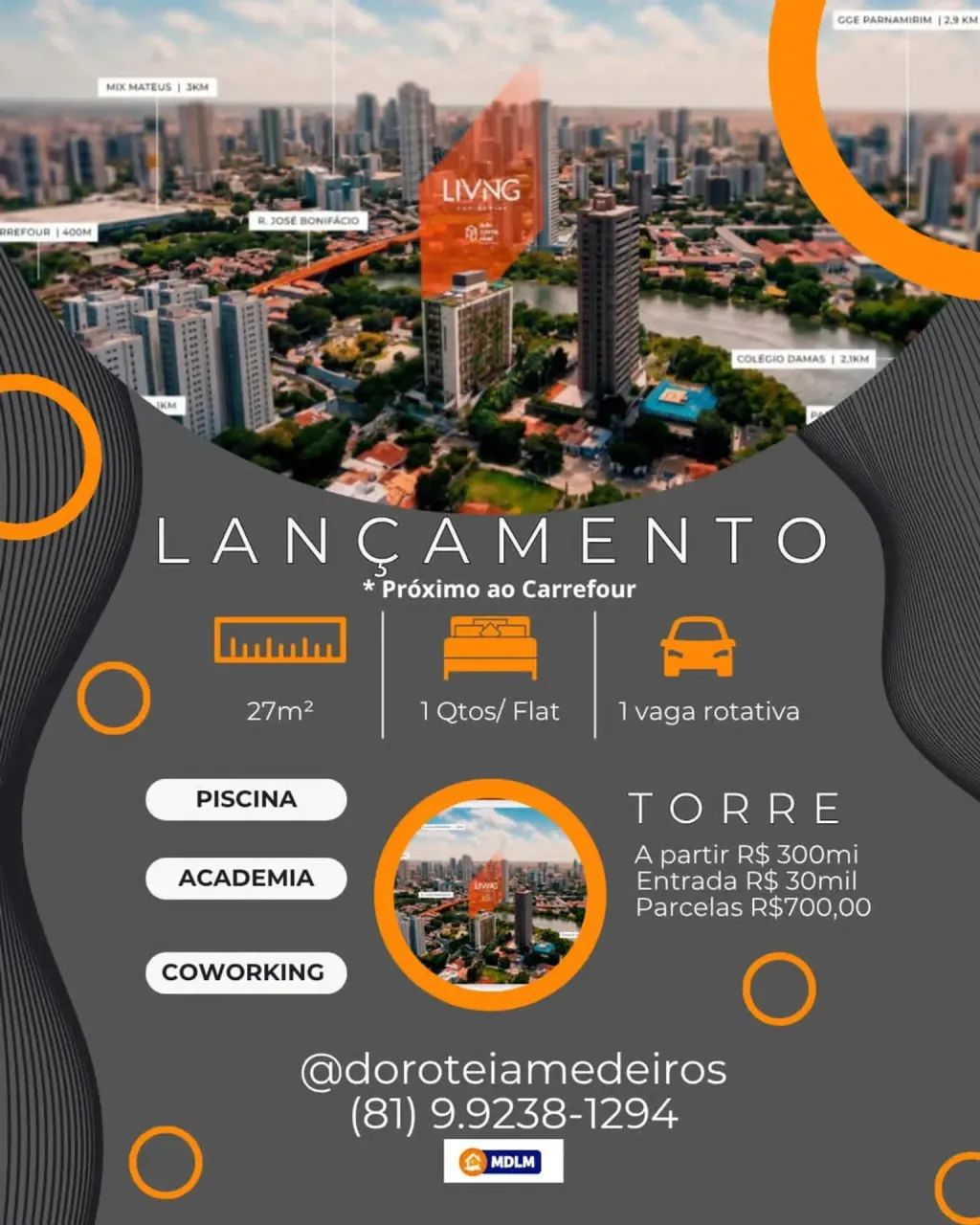 MDLM - Torre / Flat - LANÇAMENTO