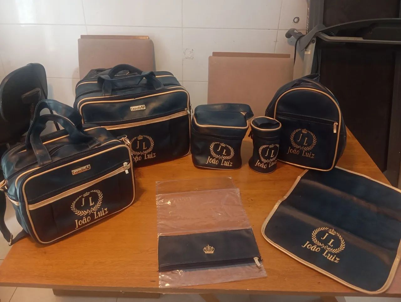 kit bolsa de bebê personalizado 