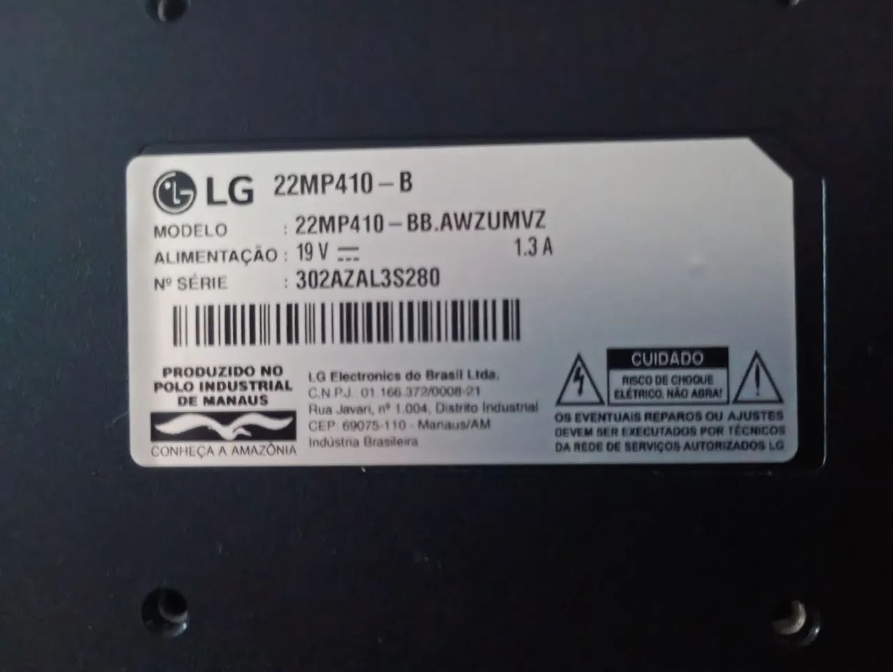 Monitor LG 22MP410-B 21,5 75Hz