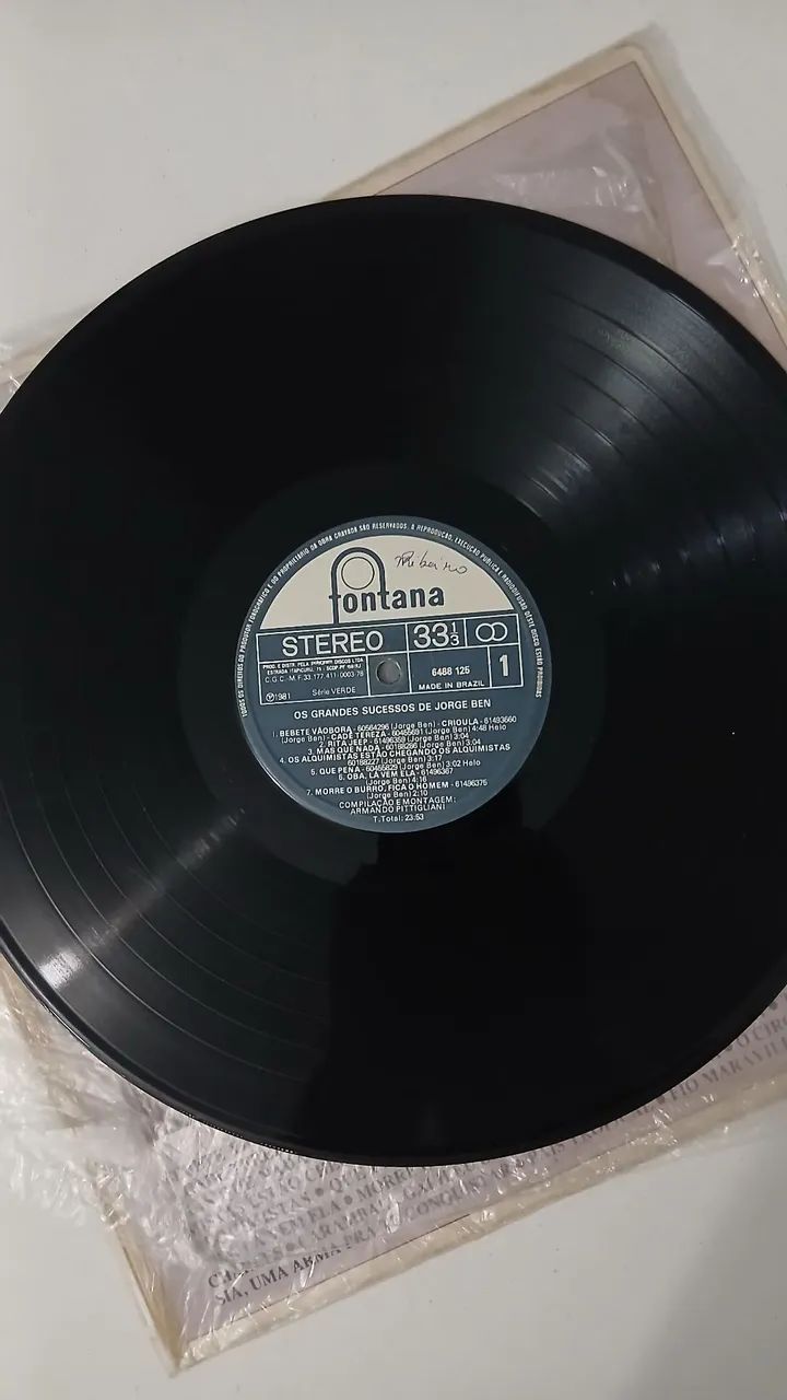 Lp os grandes sucessos de Jorge Ben usado - CDs, DVDs etc - Marajó