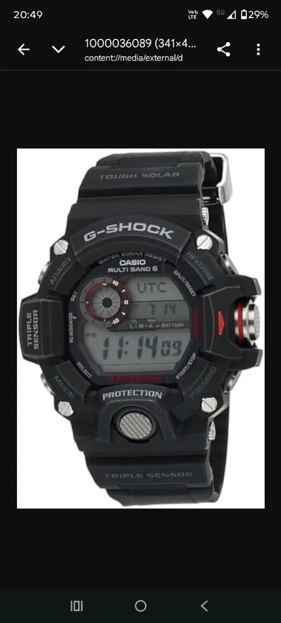 Relogio Casio G-shock Rangeman Gw-9400 solar