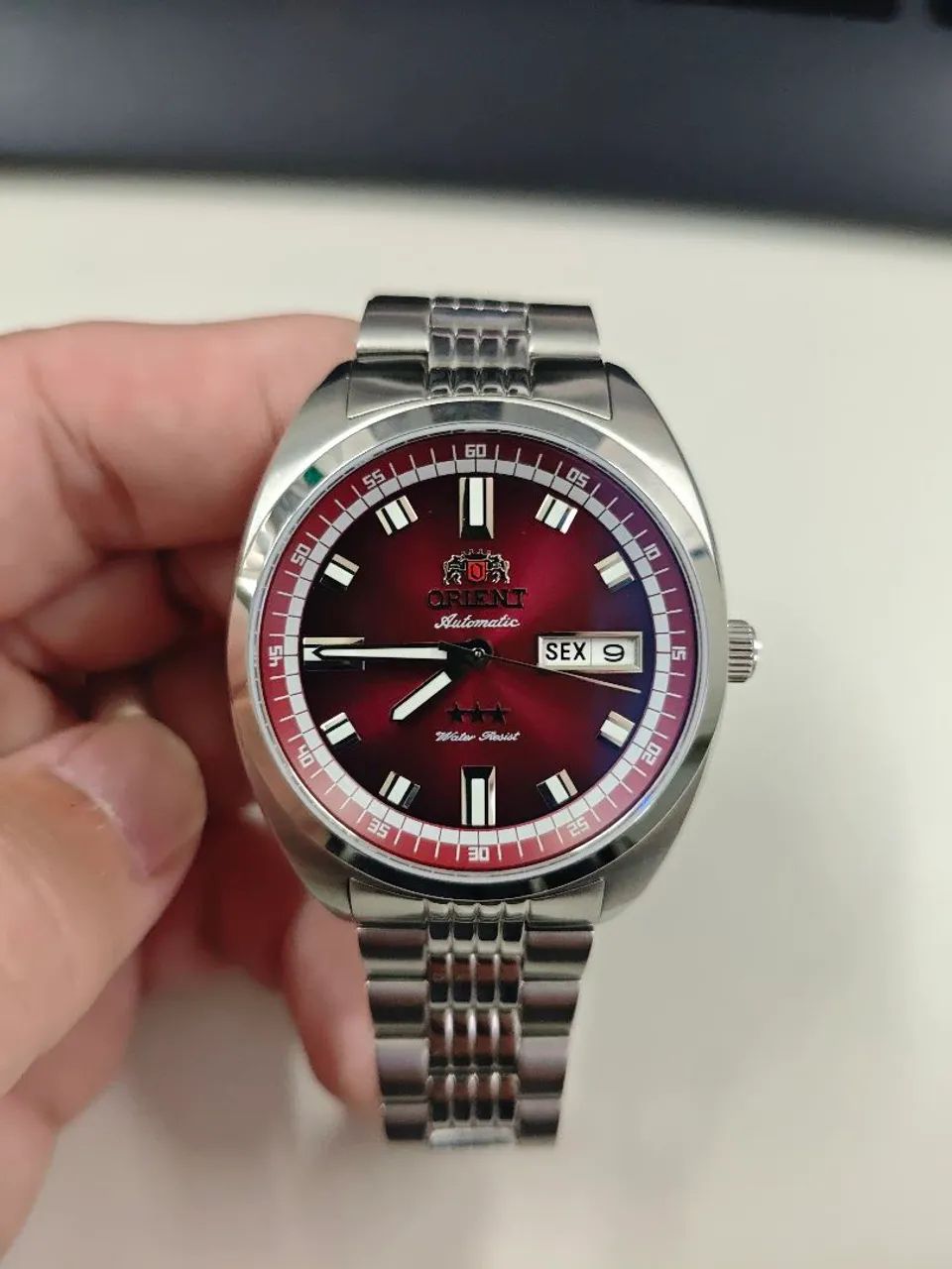 Relógio Orient Heritage 3 estrelas YN6SS004