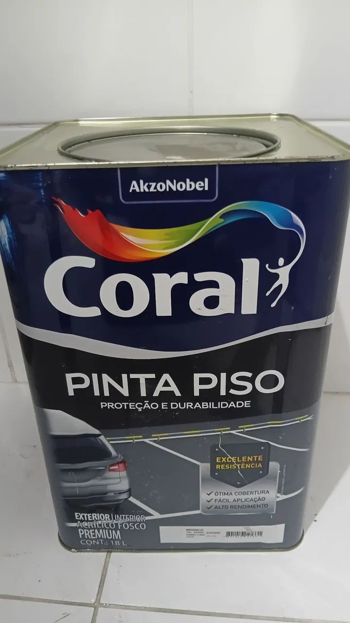 Tinta piso  Coral 18L (branco) - Foto 4