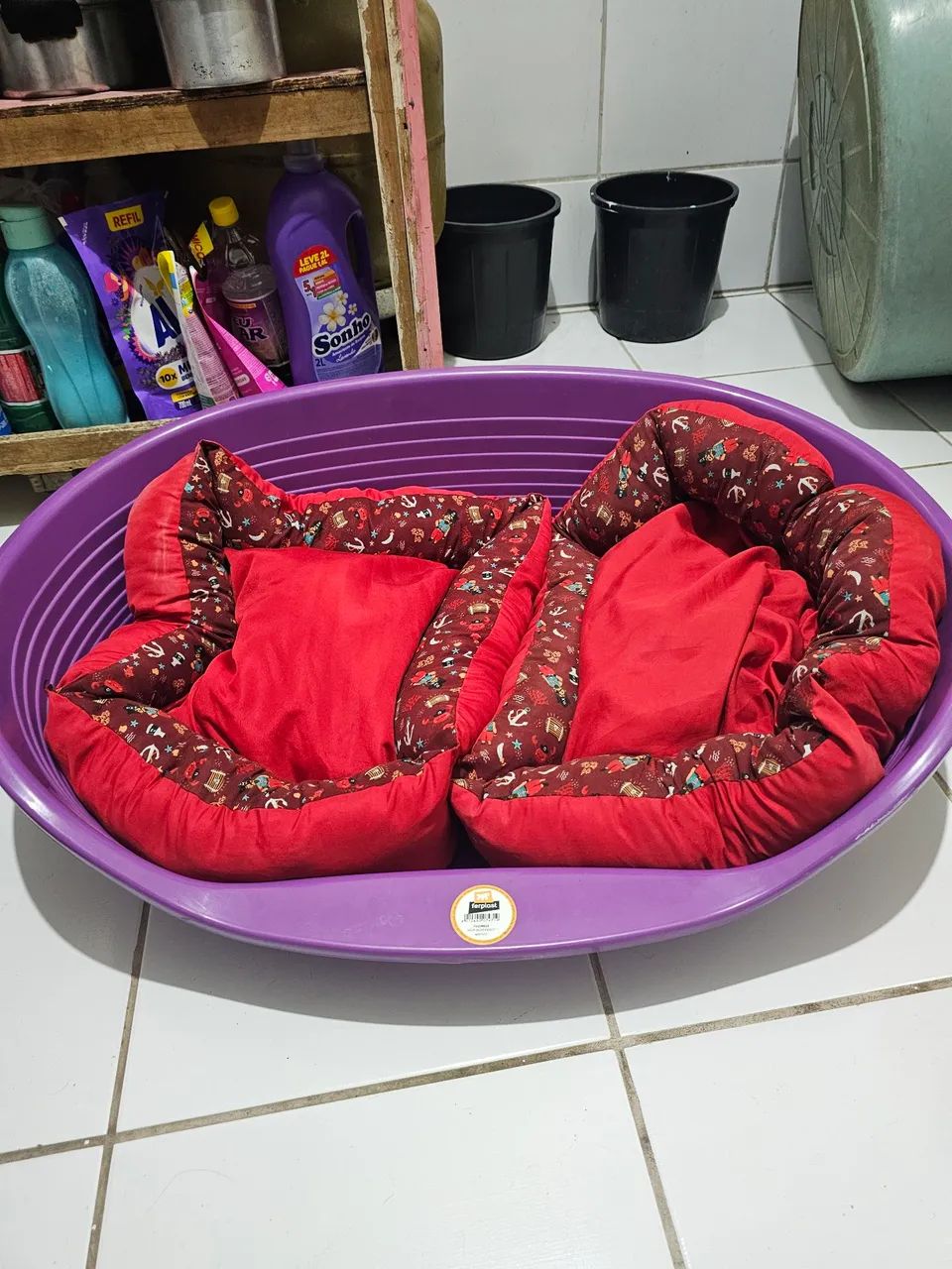 Cama de cachorro de plástico - Foto 3