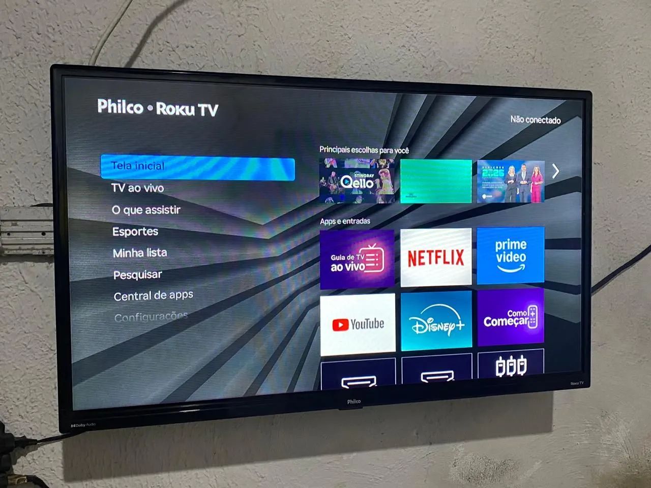 Smart Tv Philco Roku Tv 32 Polegadas 