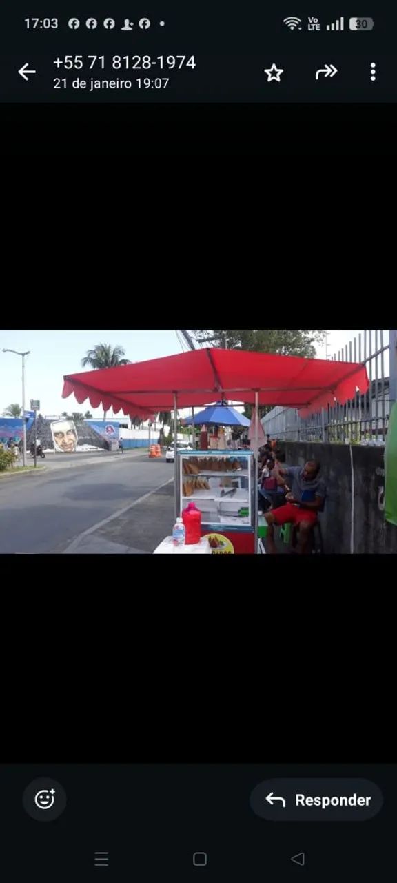 Carrinho de lanches