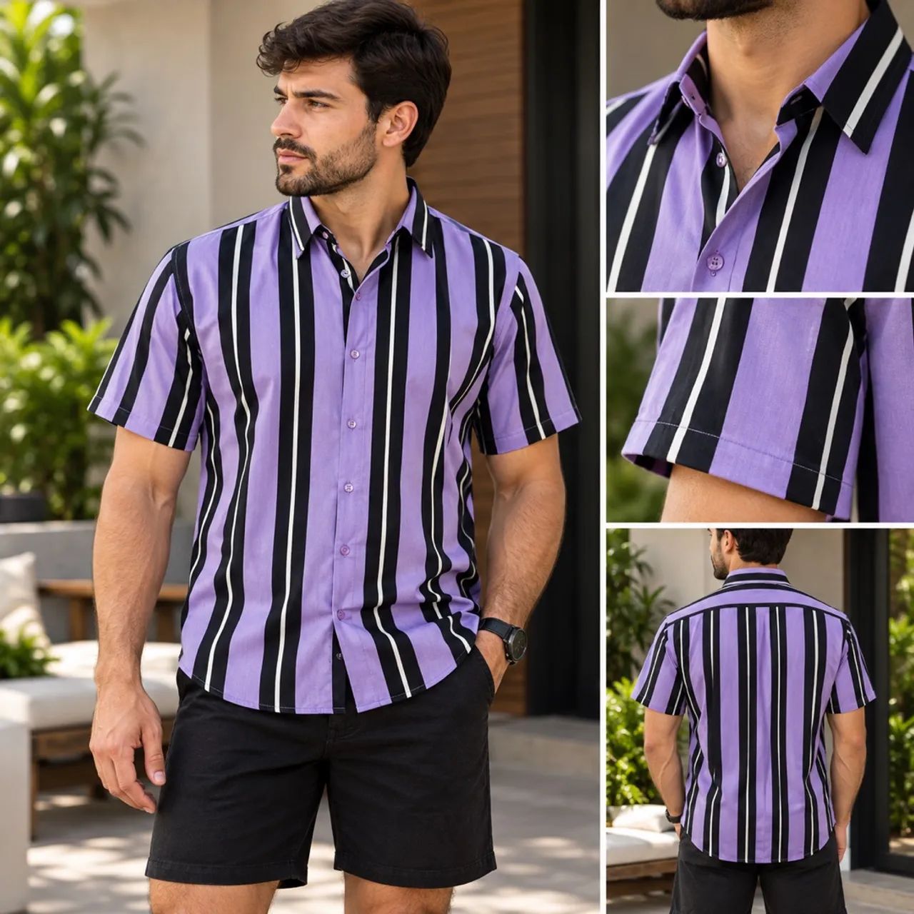 Blusa viscose moda praia / casal - Foto 3