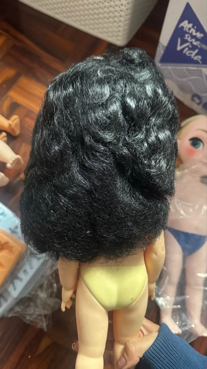 Boneca Animators Branca de Neve para repaint  - Foto 4
