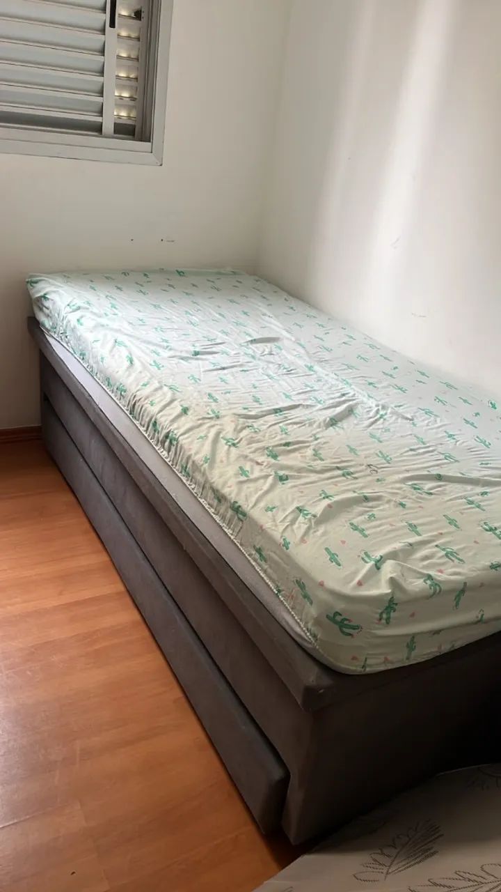 Cama box solteiro (bicama e baú) - Foto 2