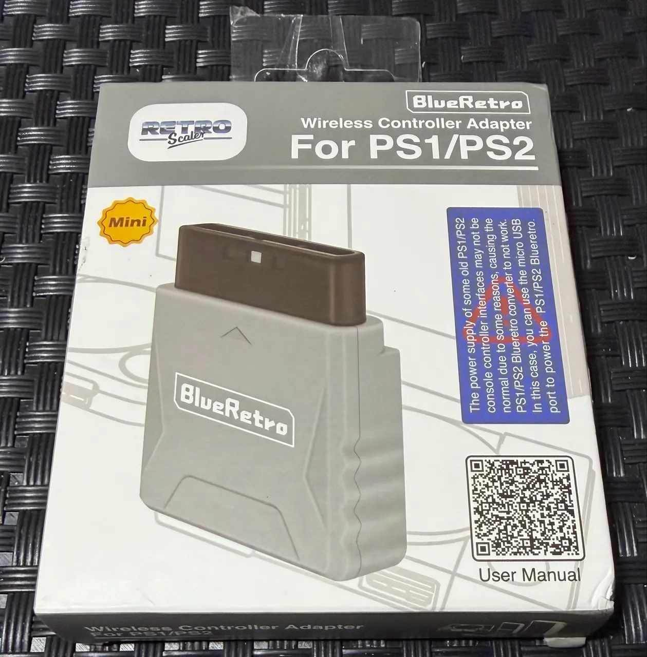 Adaptador BlueRetro PS1/PS2 Bluetooth RetroScaler