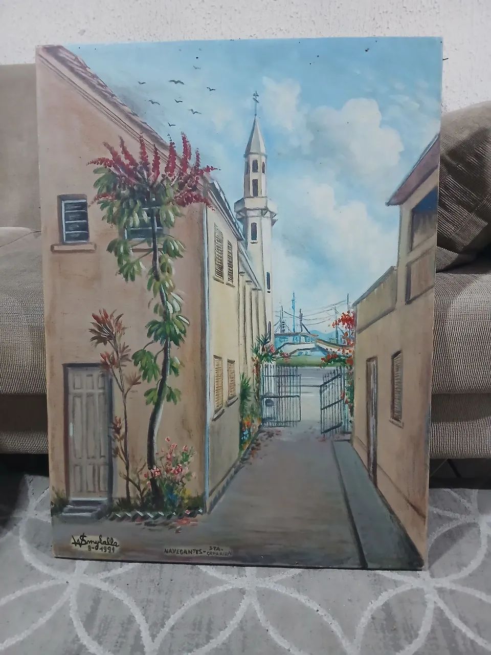 Óleo sobre tela Walter smykalla 