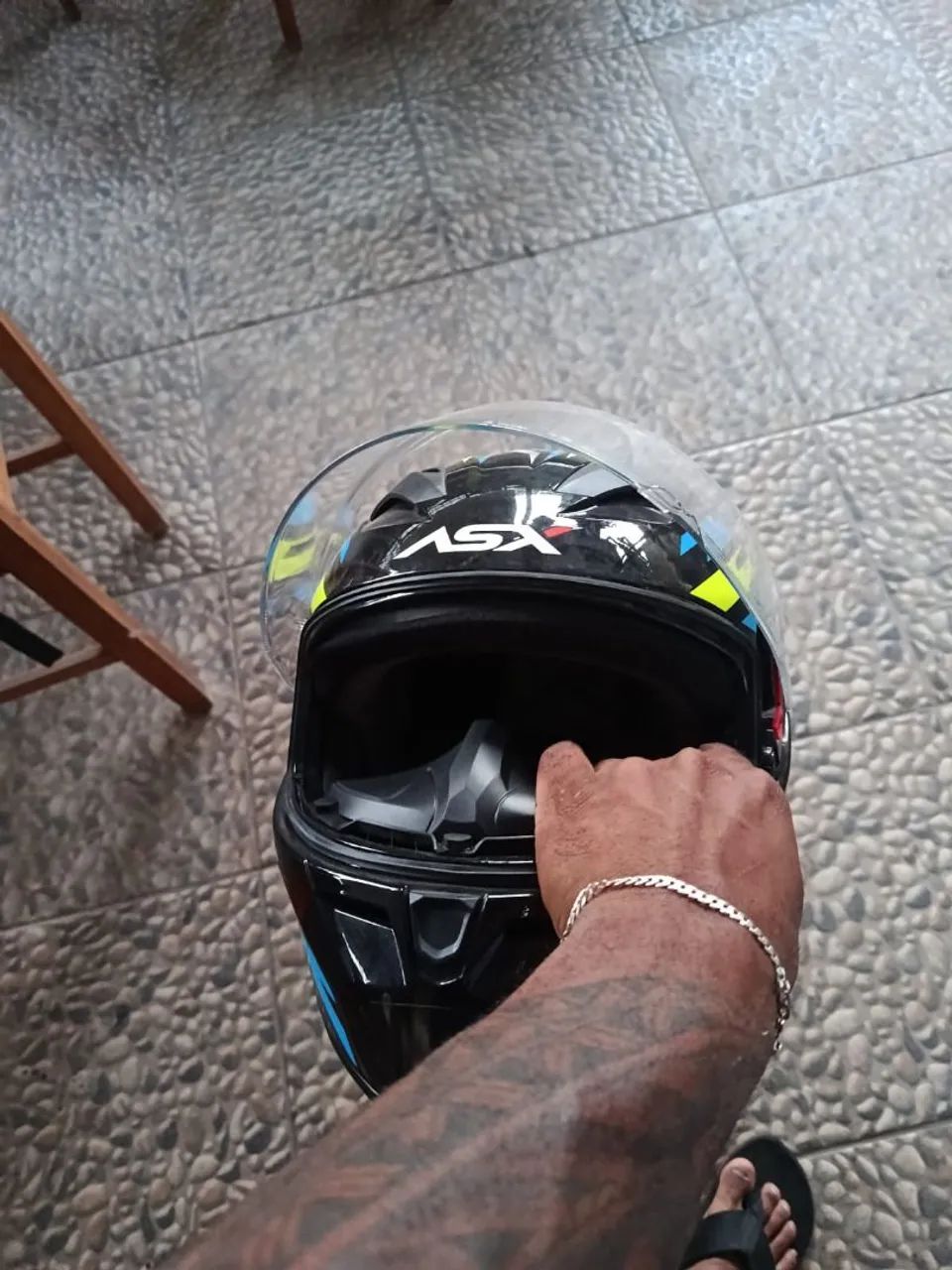 Capacete asx  - Foto 3