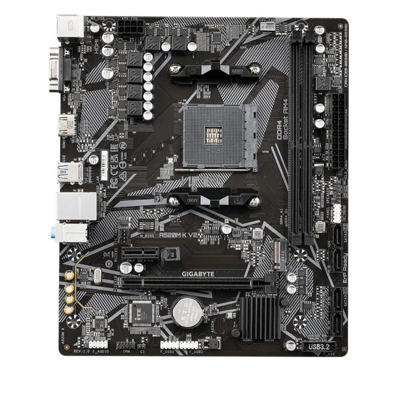 Placa-Mãe a520m kv2 gigabyte - Foto 4