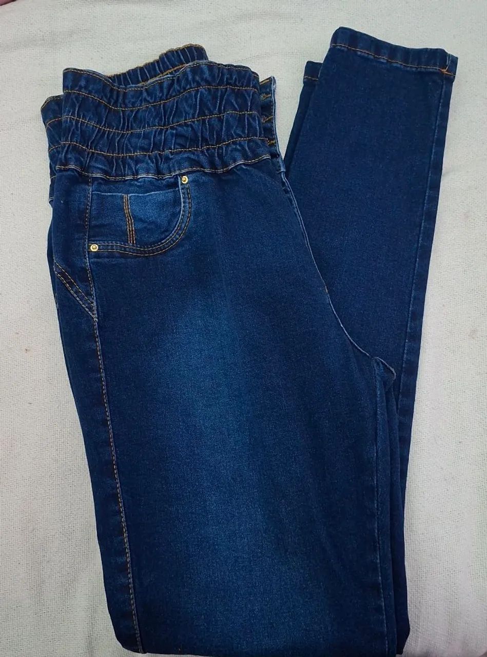 CALÇA JEANS COM ELASTANO - Foto 2