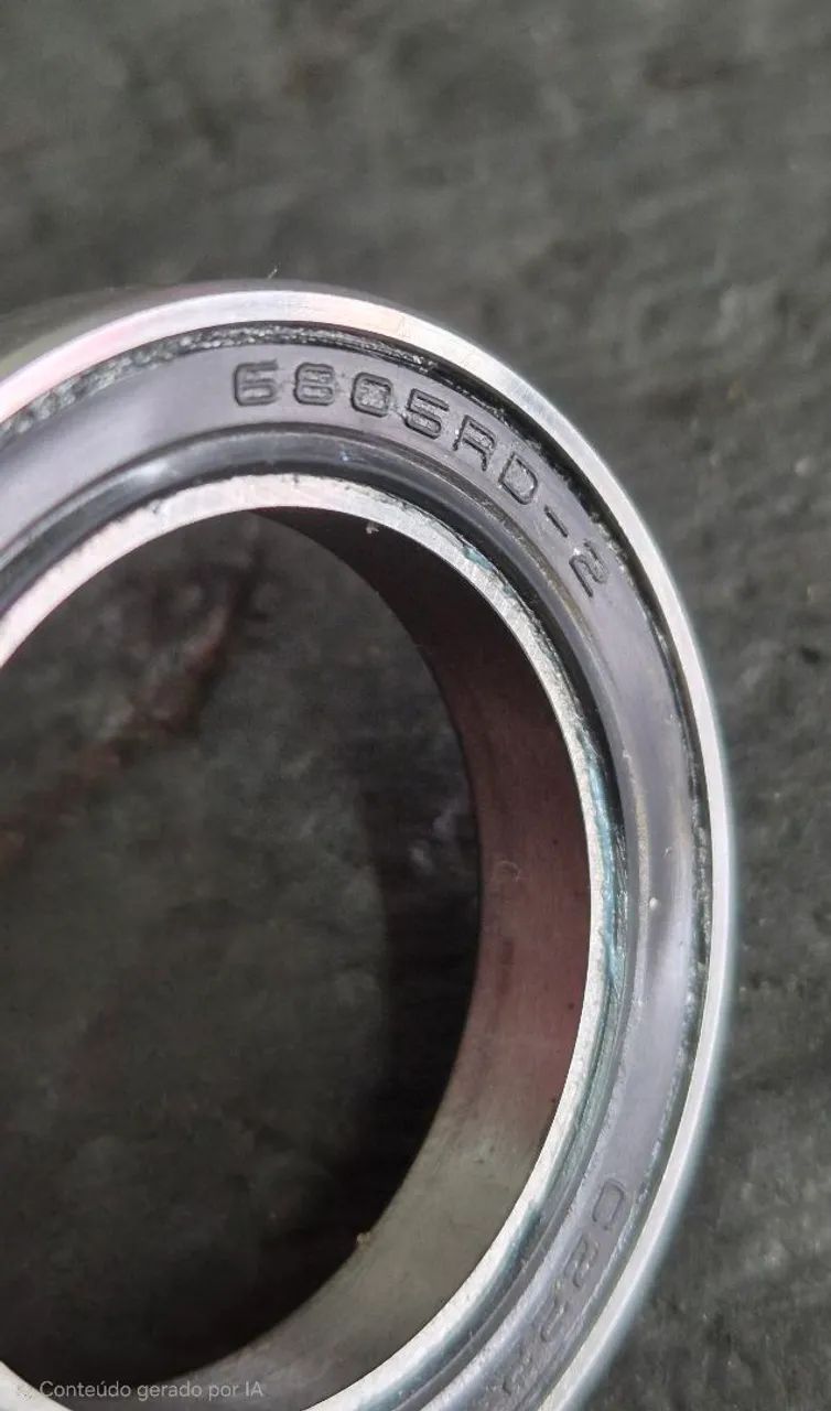 Par de rolamentos 6805 Shimano.