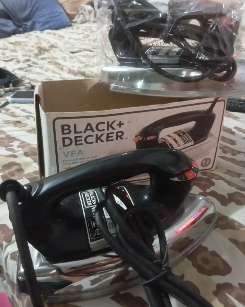 FERRO PASSAR BLACK_DECKER NOVO - Foto 2