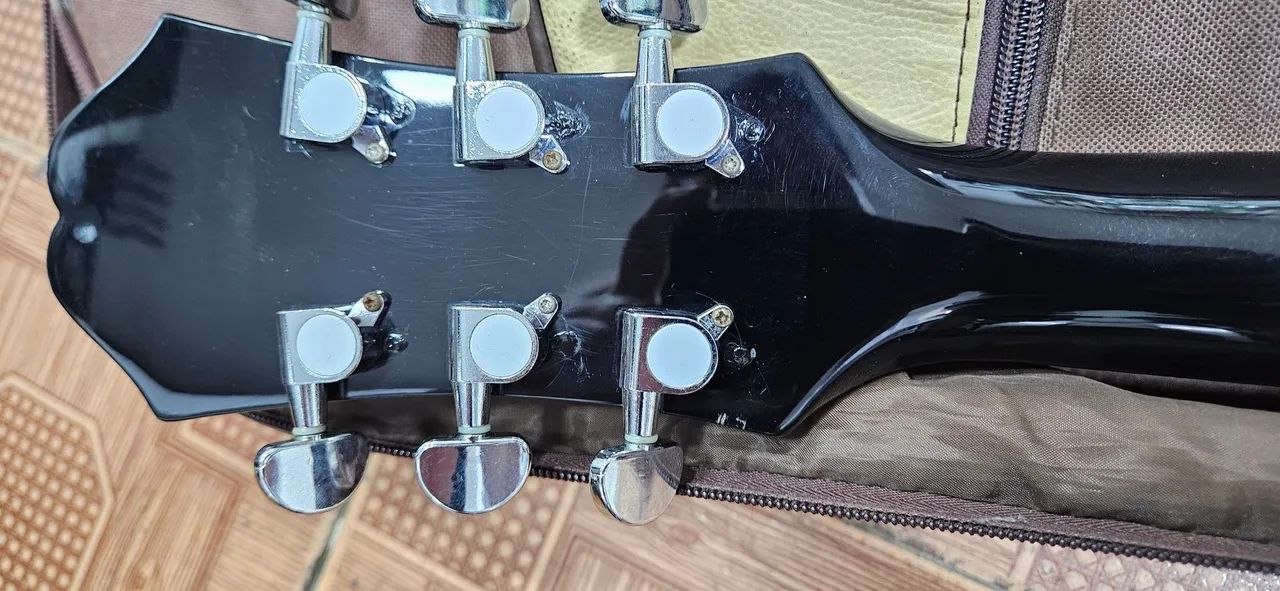 Violão epiphone ej200 com bag - Foto 4