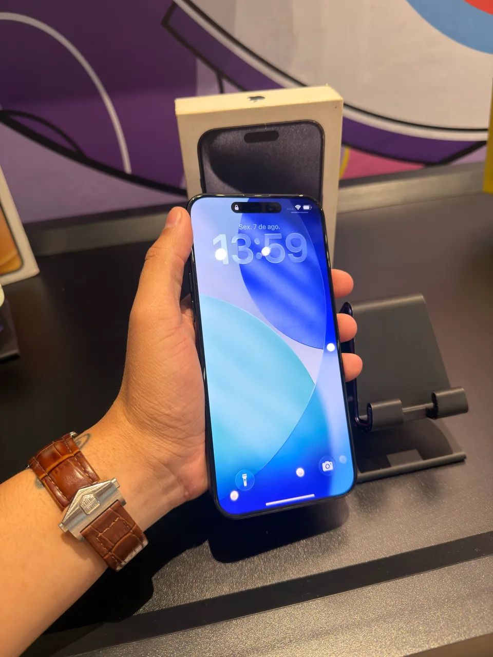 15 PRO MAX ? 256GB - BLUE TITANIUM - Foto 2