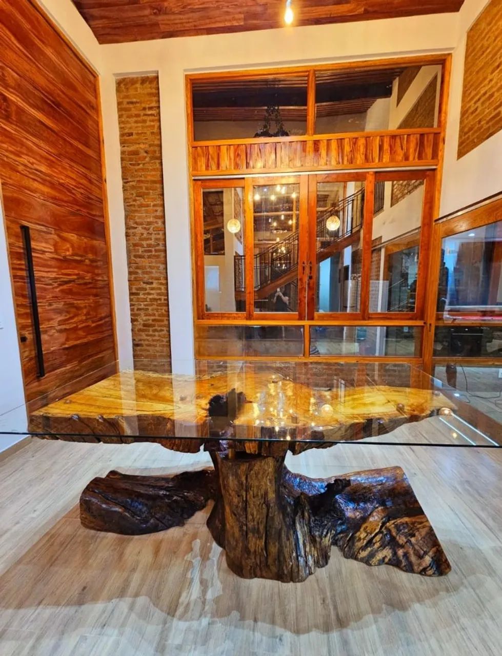 Mesa rustica cerejeira