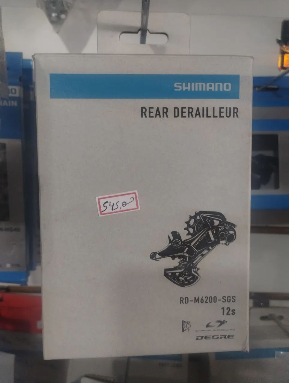 Câmbio e alavanca deore